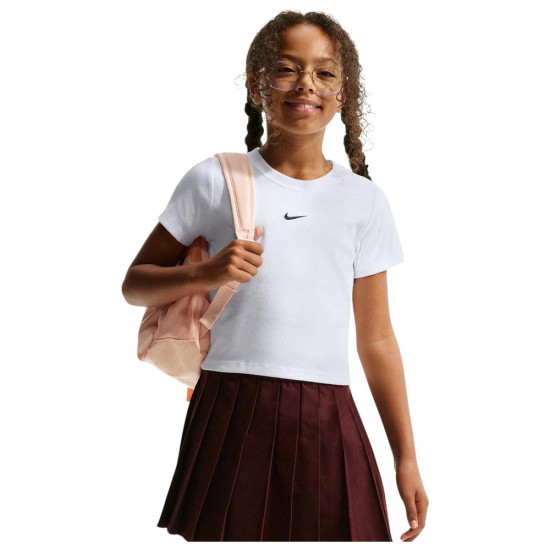 Nike Παιδική κοντομάνικη μπλούζα Sportswear (Girls') Slim Cropped Ribbed T-Shirt